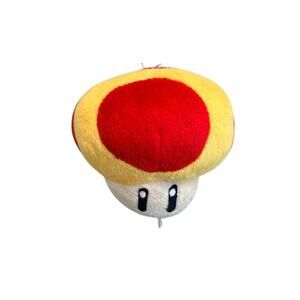 Super Mario Bros. Yellow/Red Mushroom Plushie – Collectible
